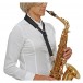 BG TB Saxophone Comfort Strap, Metal Snap Hook, XL - In Use