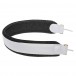 BG SAT Saxophone Leather Strap, Plastic Snap Hook, White - Neck