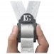 BG AT Saxophone Leather Strap, Plastic Snap Hook, White, L - Buckle