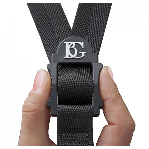 BG AT Saxophone Standard Saxophone Strap, Plastic Snap Hook, Black