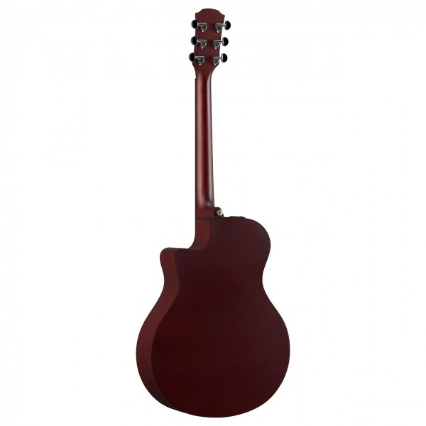 Yamaha APX600M Electro Acoustic, Smokey Black Matte - Back