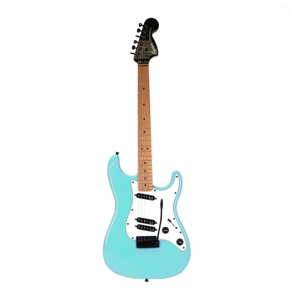 Squier FSR Contemporary Stratocaster RMN, Daphne Blue - Secondhand at  Gear4music