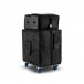 LD Systems Transport Set with Castor Board For DAVE 18 G4X - Back