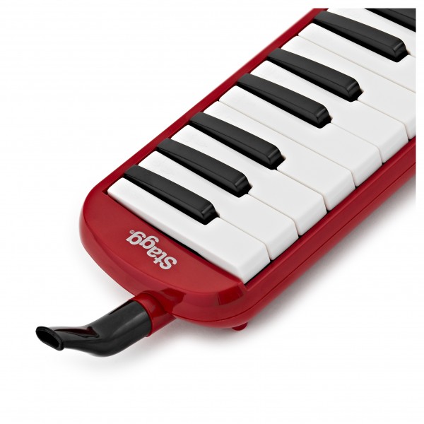 Stagg Melodica, 32 Keys, Red
