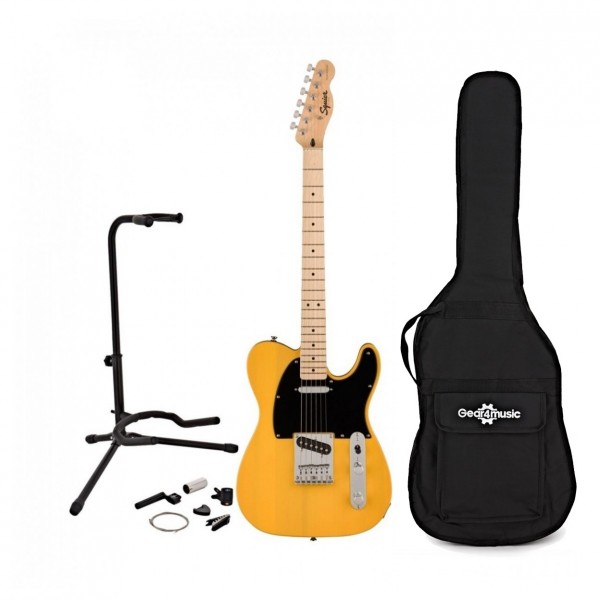 Squier Sonic Telecaster Butterscotch Blonde w Gig bag & Accesory pack