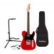 Squier Sonic Telecaster LRL, Torino Red w/ Gig bag & Accesory pack