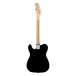 Squier Sonic Telecaster MN, Black w/ Gig bag & Accesory pack - Back