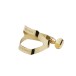 Selmer Paris Alto Sax Ligature, Gold Lacquer