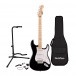 Squier Sonic Stratocaster MN, Black w/ Gig bag & Accesory pack