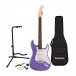 Squier Sonic Stratocaster LRL, Ultraviolet w/ Gig bag & Accesory pack