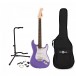 Squier Sonic Stratocaster LRL, Ultraviolet w/ Gig bag & Accesory pack