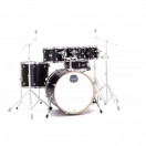 Mapex Mars Maple 22'' 6pc Rock Fusion Shell Pack, Matte Black