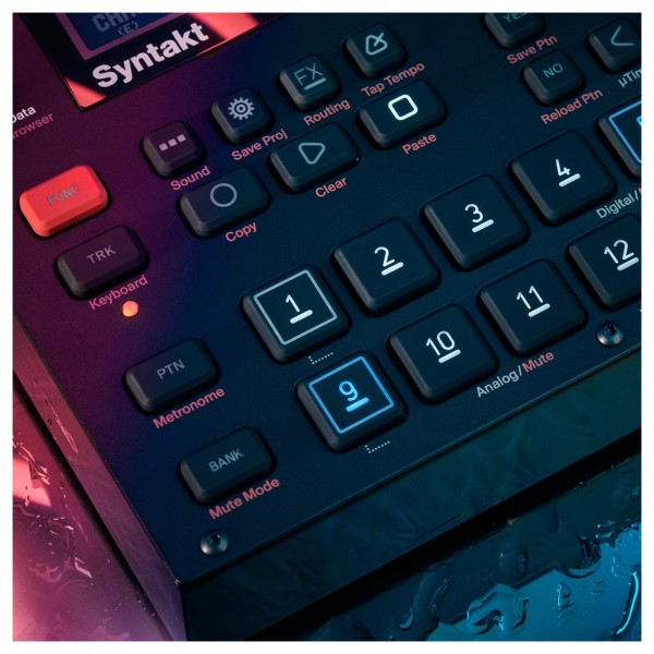 Elektron Syntakt 12-Track Drum Computer and Synthesizer - Keyboard Mode