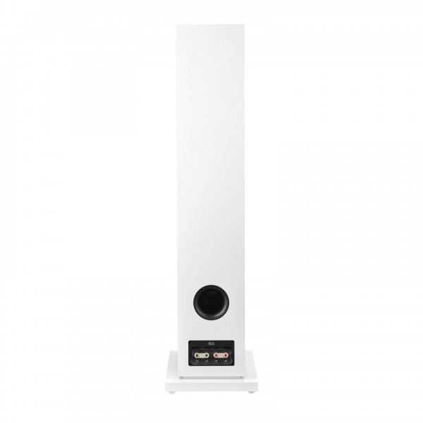 Bowers & Wilkins 603 S3 Floorstanding Speakers, White - Rear View