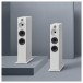 Bowers & Wilkins 603 S3 Floorstanding Speakers, White
