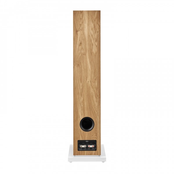Bowers & Wilkins 603 S3 Floorstanding Speakers, Oak - Rear View