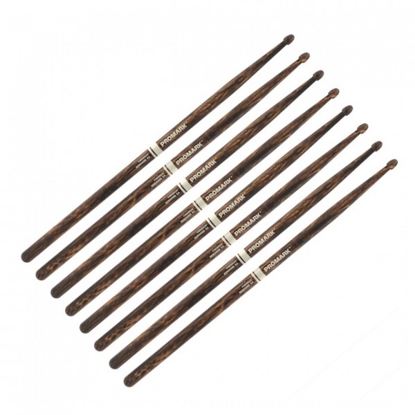 Promark Rebound 5A FireGrain Hickory Drumstick Acorn Tip, 4-Pack