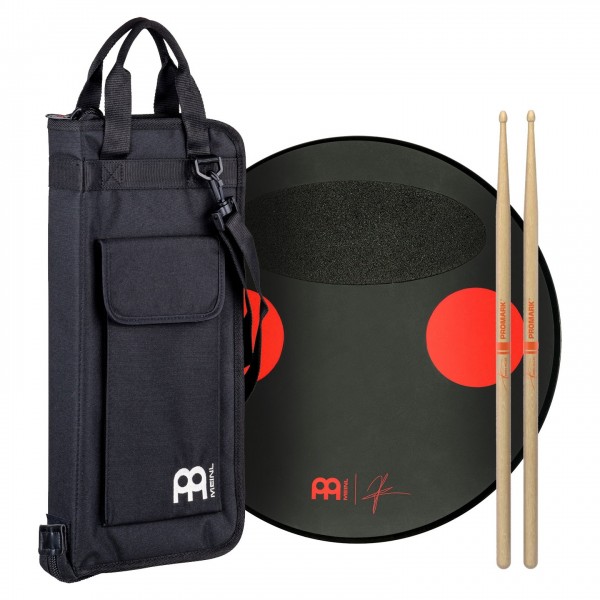 Meinl 12" Anika Nilles Practice Pad, Stick Bag & Promark Sticks