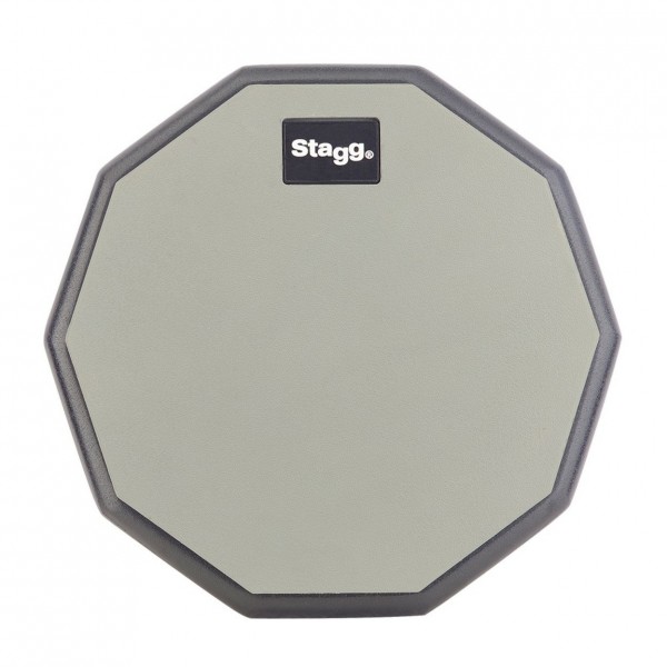 Stagg 8'' Desktop Practice Pad & Maple 5B Drumsticks, Wood Tip