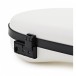 BAM 2003XL Hightech Cabin Violin Case, White - Clip Latch