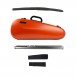 BAM 2003XL Hightech Cabin Violin Case Bundle, Orange