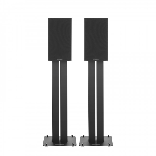 Bowers & Wilkins 607 S3 Bookshelf Speakers (Pair), Black Stand View 2