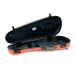 BAM 2003XL Hightech Cabin Violin Case, Orange - Open