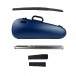 BAM 2003XL Hightech Cabin Violin Case Bundle, Navy Blue