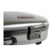 BAM 2003XL Hightech Cabin Violin Case, Silver Carbon - Clip Lock
