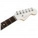 Fender Made in Japan Elemental Stratocaster RW, Nimbus White - Headstock Front