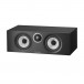 Bowers & Wilkins HTM6 S3 Centre Speaker, Black Front View