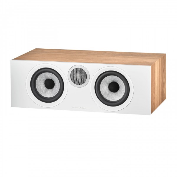 Bowers & Wilkins HTM6 S3 Centre Speaker, Oak Front View