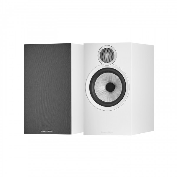 Bowers & Wilkins 606 S3 Bookshelf Speakers (Pair), White