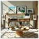 Bowers & Wilkins 606 S3 Bookshelf Speakers, Oak in Living Room Environment