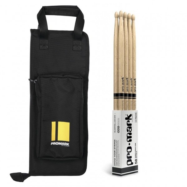Promark Stick Bag & Oak 5B Sticks Bundle