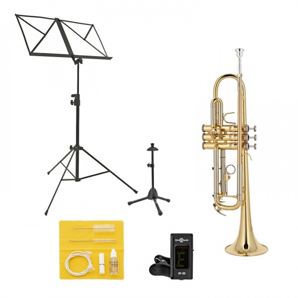 Bach TR650 Bb Trumpet Package, Clear Lacquer