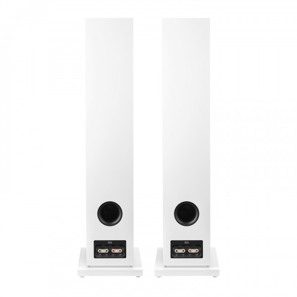 Bowers & Wilkins 603 S3 Floorstanding Speakers (Pair), White Back View