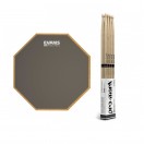 RealFeel Evans Aprendiz Pad, 7" & Promark Roble 5A Sticks