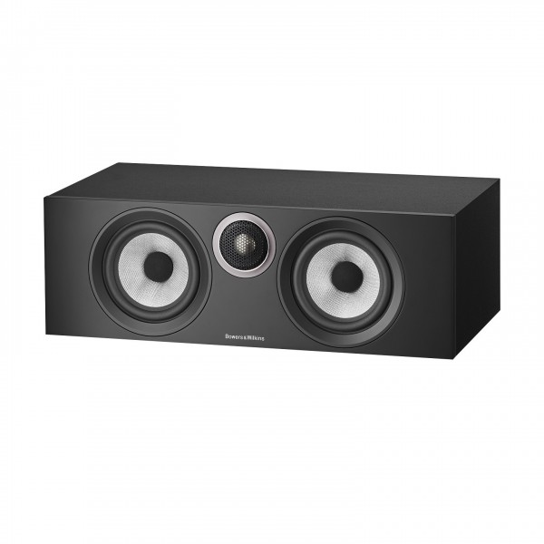 Bowers & Wilkins HTM6 S3 Centre Speaker, Black Front View