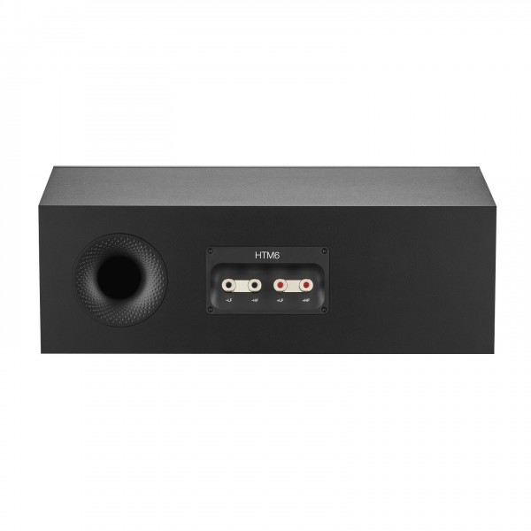 Bowers & Wilkins HTM6 S3 Centre Speaker, Black Back View
