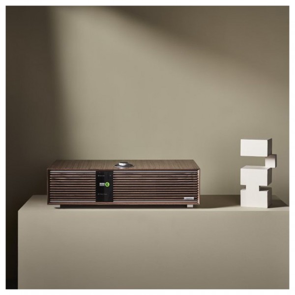 Ruark R410 Integrated Music System, Fused Walnut - conceptual