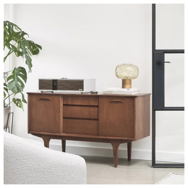 Ruark R410 Integrated Music System, Soft Grey - lifestyle