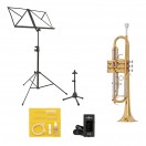 Jupiter JTR700Q Trumpet Package, Lacquer