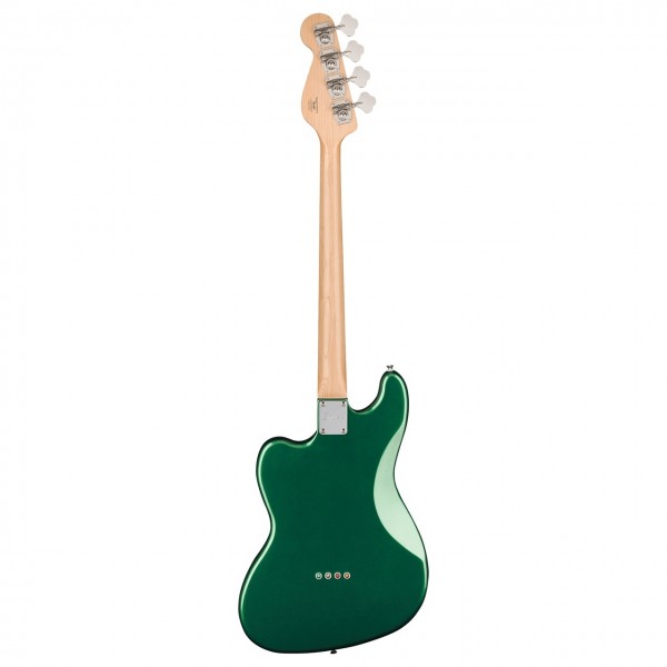 Squier Paranormal Rascal Bass HH, Mint Pickguard, Sherwood Green - Back