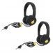 SOHO Sound Company STUDY Headphones with Link Input (2 Pack) - Full Bundle