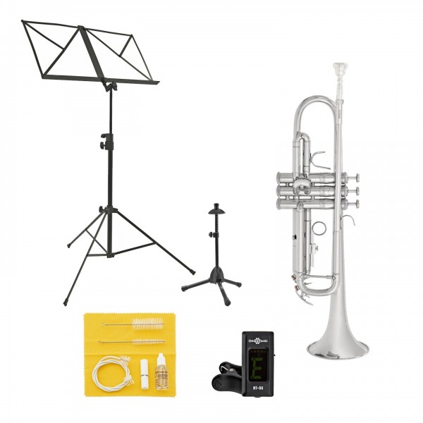 Bach TR650S Bb Trumpet Package, Silver