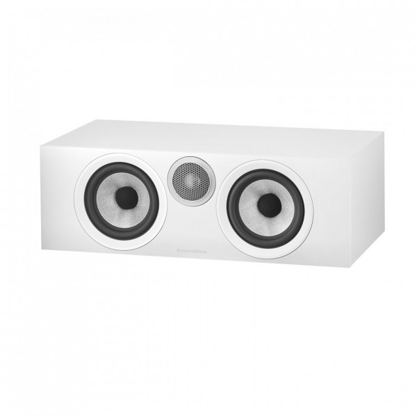 Bowers & Wilkins HTM6 S3 Centre Speaker, white