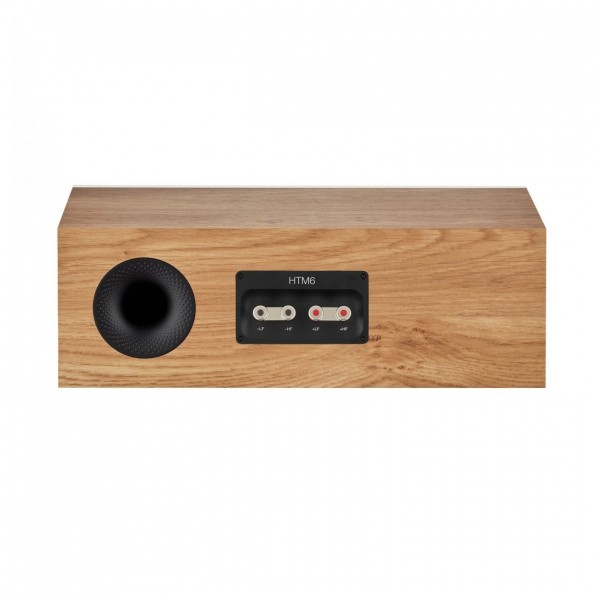 BW HTM6 S3 centre speaker, oak - rear