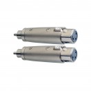Stagg 2 x Female XLR/ Male RCA Adaptor