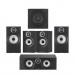 Bowers & Wilkins 606 & 607 S3 Surround Sound Speaker Package, Black
